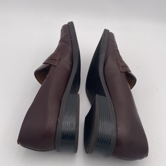 Vintage Naturalizer Brown women Loafers moccasin shoe 11M leather Y2K casual - Picture 5 of 13